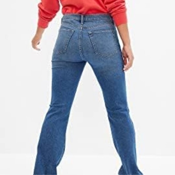 GAP Vintage Blue Mid Rise Ankle length Jeans size 10 - Picture 2 of 12